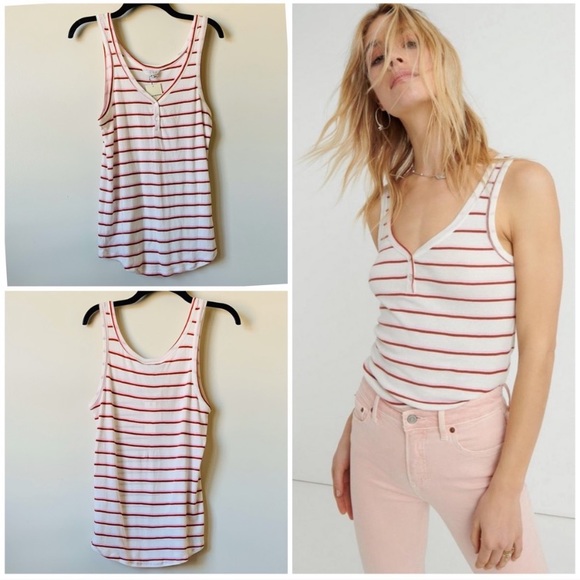 Lucky Brand Tops - ☀️NWT LUCKY Brand Striped Tank Top